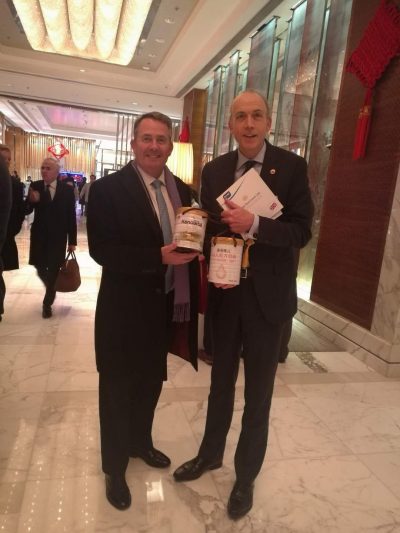 CEO Ross McMahon meeting with Dr Liam Fox